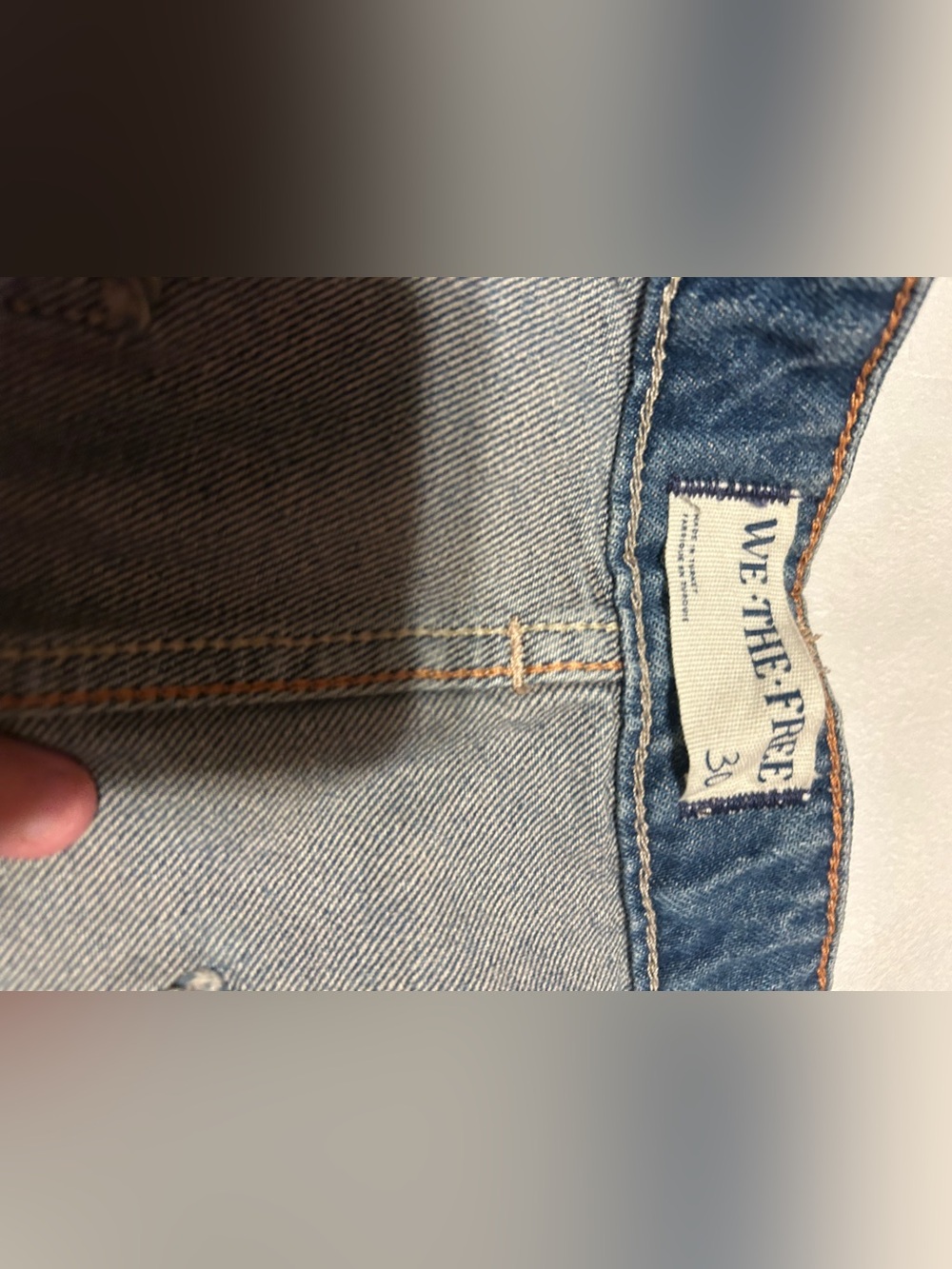 We The Free Palmer Wide Leg Jeans In The Shadows Gray -size 30 - Picture 13 of 16
